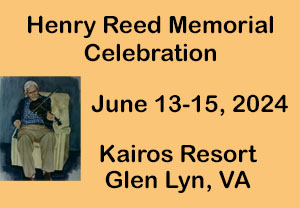 Henry Reed Celebration June 13-15, 2024 in Glen Lyn, VA